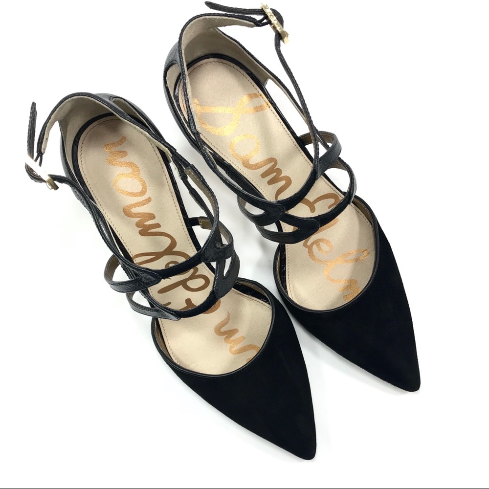 Sam Edelman Orelon Pointy Toe Ankle Strap - Picture 2 of 8